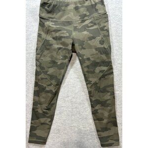 Sweaty Betty The Power 7/8 Length Leggings Camo Print Sz S Workout Yoga Active‎